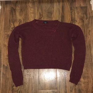 Knitted long sleeve shirt